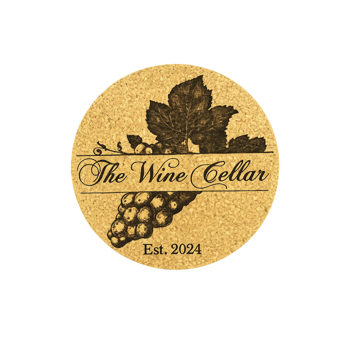Custom Business Logo Cork Coaster