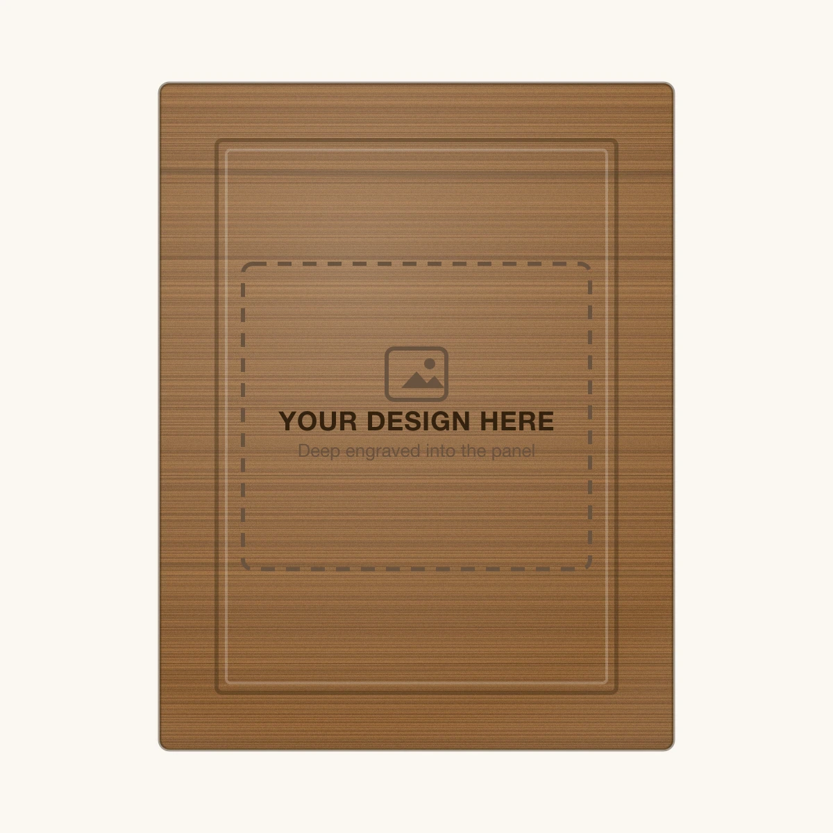 Custom Engraved Cabinet Door / Wall Panel